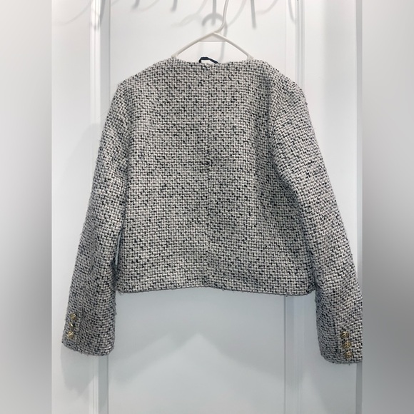 Evereve twill blazer jacket - Picture 3 of 5